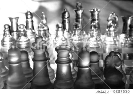 glass chess set glass chess set 9887650