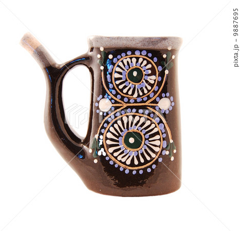 Ceramic mug for drink of mineral water 9887695