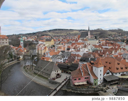 チェスキークルムロフの町並み(Cesky Krumlov) チェスキークルムロフの町並み(Cesky Krumlov) 9887850