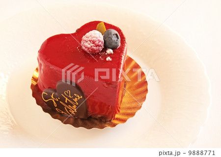 ケーキ デザート St Valentine の写真素材