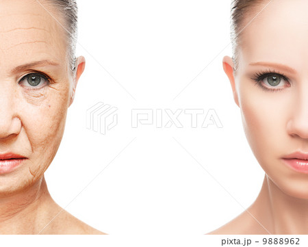 concept of aging and skin care 9888962