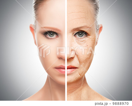 concept of aging and skin care 9888970