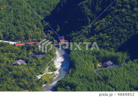河童橋と梓川(遠望) 河童橋と梓川(遠望) 9889852