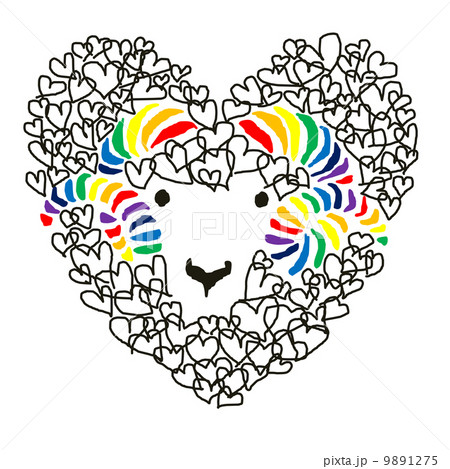 未の年賀素材 9891275