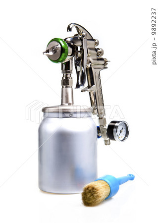 New metal brilliant Spray gun and brush. New metal brilliant Spray gun and brush. 9892237