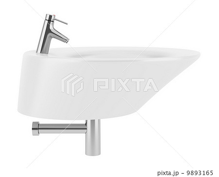ceramic bathroom sink isolated on white background ceramic bathroom sink isolated on white background 9893165