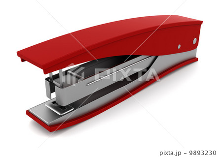 red stapler isolated on white background with clipping path red stapler isolated on white background with clipping path 9893230