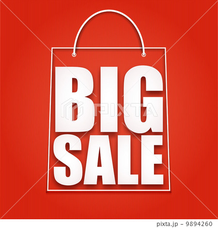 Big sale poster,  vector illustration 9894260
