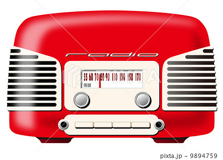 レトロラジオのイラスト素材 [9894759] - PIXTA