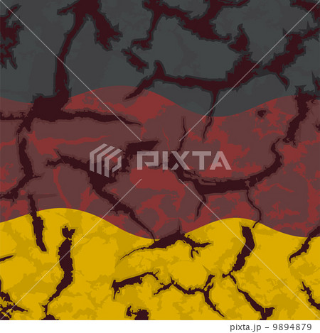 Germany grunge flag. Vector 9894879