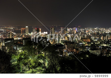ビーナスブリッジから神戸市街の夜景 9894999