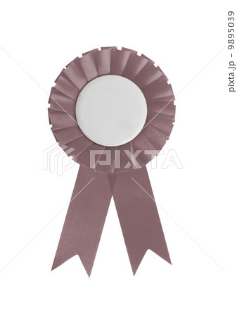 Award ribbon isolated on a white background 9895039