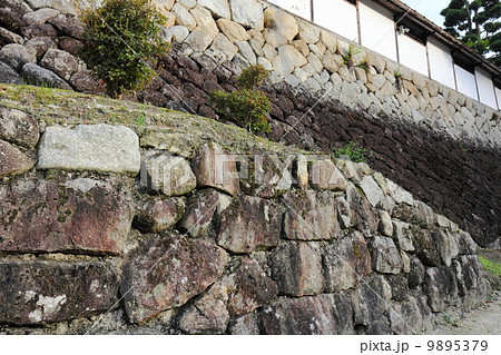 妻籠宿 光徳寺の石垣 妻籠宿 光徳寺の石垣 9895379