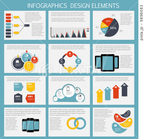 Infographic business template vector illustration Infographic business template vector illustration 9896083