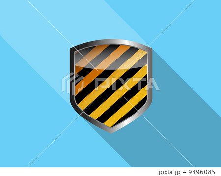 Protect Shield Flat Icon Vector Illustration Protect Shield Flat Icon Vector Illustration 9896085