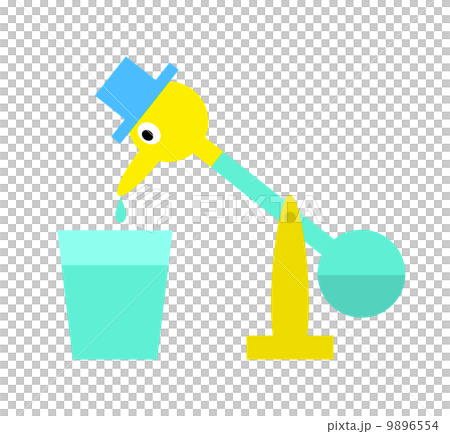 水飲み鳥のイラスト素材