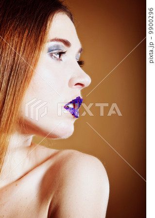 portrait of young beautiful woman creative make up portrait of young beautiful woman creative make up 9900296