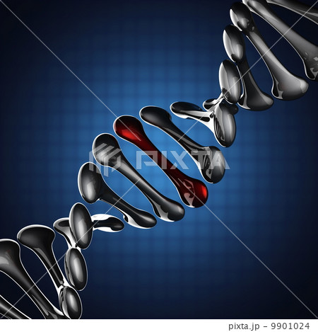 DNA model on blue background DNA model on blue background 9901024