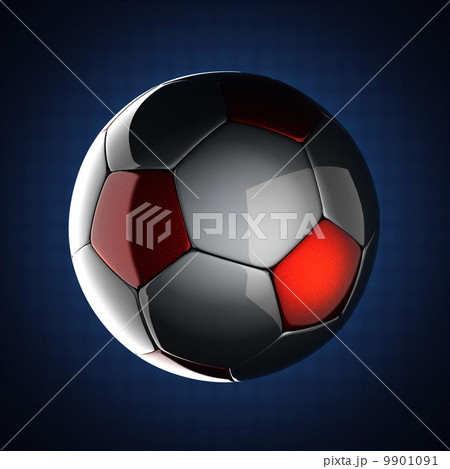 soccer ball on blue background soccer ball on blue background 9901091