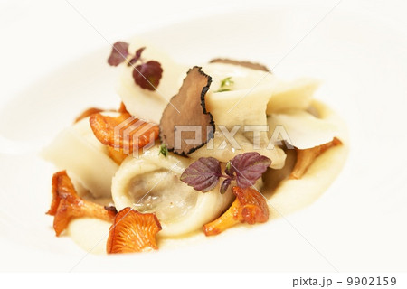 Dumpling with mushrooms and slice of meat 9902159