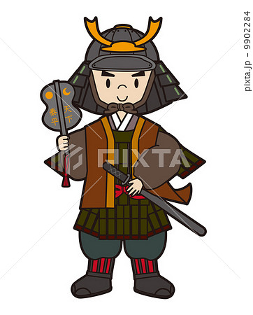 武士（侍）全9枚　【千福寺家家臣団】　オリジナルイラスト　戦国武将　似顔絵 武士（侍）全9枚 【千福寺家家臣団】 オリジナルイラスト 戦国