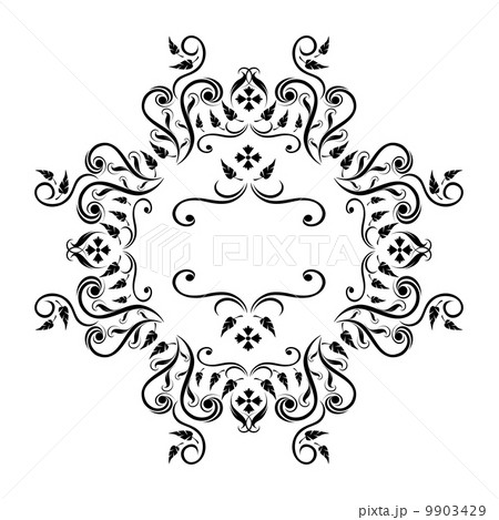 royal floral frame royal floral frame 9903429