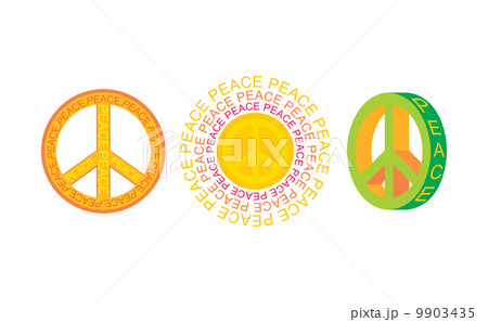 set of peace symbols set of peace symbols 9903435