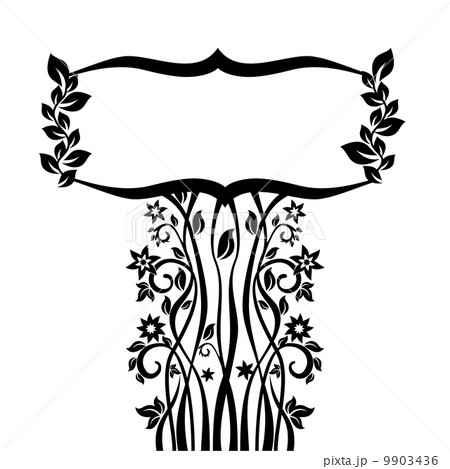 abstract floral frame abstract floral frame 9903436