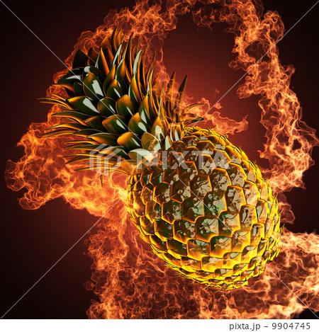 Pineapple in fire Pineapple in fire 9904745