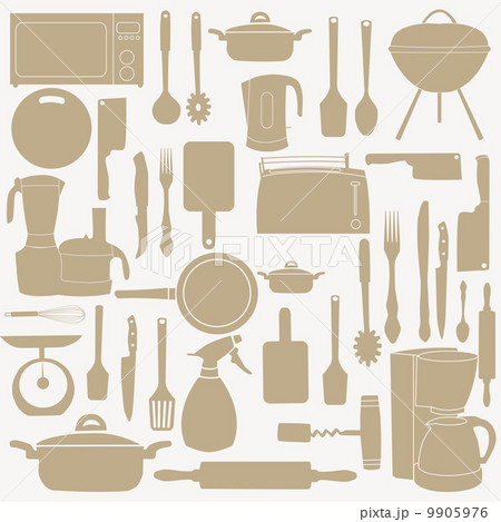 vector illustration of kitchen tools for cooking 9905976