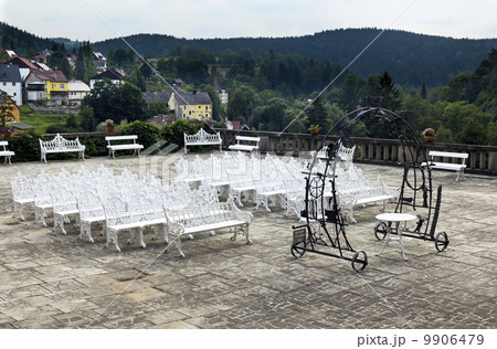 Wrought iron benches 9906479