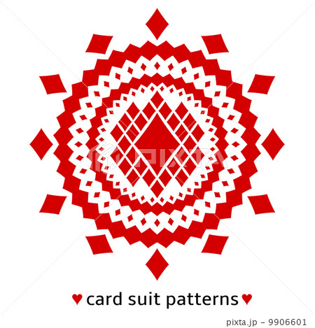 Diamond card suit pattern 9906601