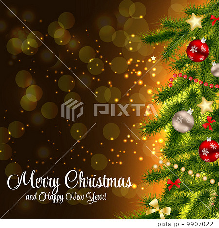Abstract beauty Christmas and New Year background. vector illust Abstract beauty Christmas and New Year background. vector illust 9907022