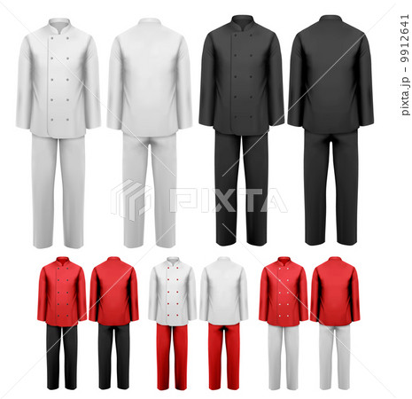 The set of various work clothes. Vector illustration. 9912641