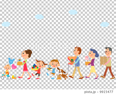 和家人一起搬家 9915477