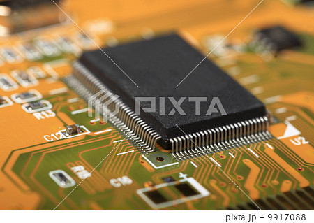 Printed Circuit Board with electrical components Printed Circuit Board with electrical components 9917088