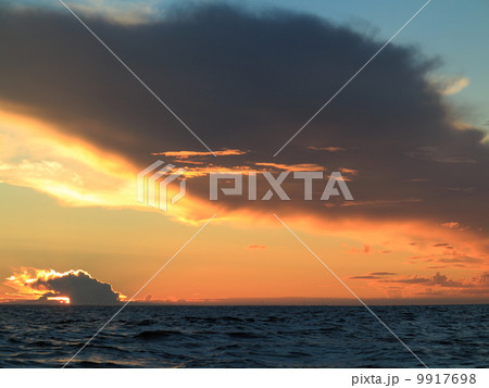 Dramatic sunset over the Baltic sea Dramatic sunset over the Baltic sea 9917698