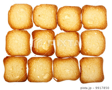 rusks bread toast biscuits, diet food background 9917850