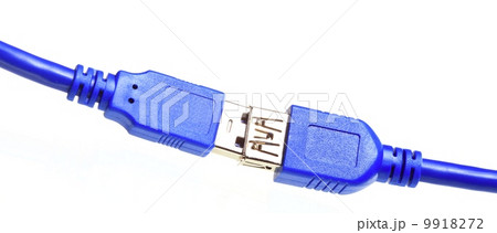 USB cable isolated on white USB cable isolated on white 9918272