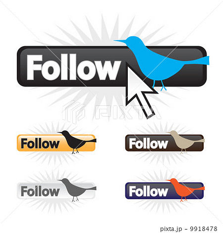 Follow Bird Icons Follow Bird Icons 9918478