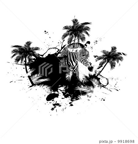 Palm Trees Grunge Vector Palm Trees Grunge Vector 9918698
