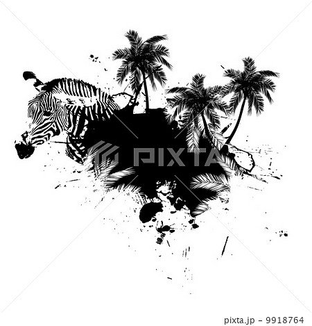 Palm Trees Grunge Vector Palm Trees Grunge Vector 9918764