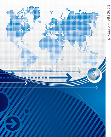 Background with a world map 9920651