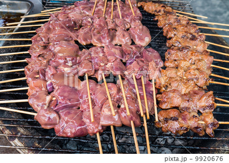 Grill liver and pork 9920676