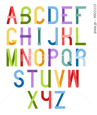 Colorful font Colorful font 9922115