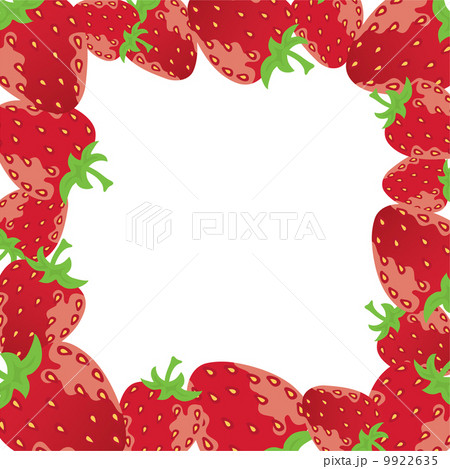 vector strawberry frame 9922635