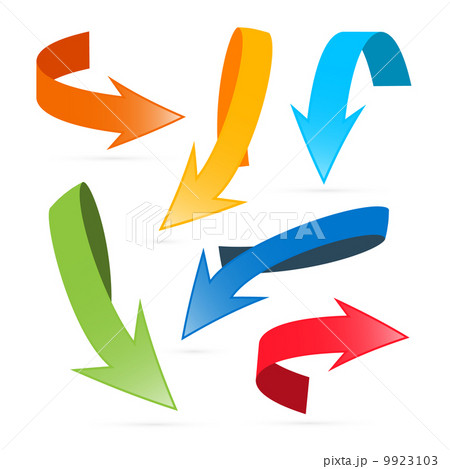 Arrows Icon Set Illustration 9923103