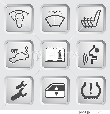 Car Dashboard icons 4 9923208