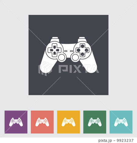 Game flat icon. 9923237
