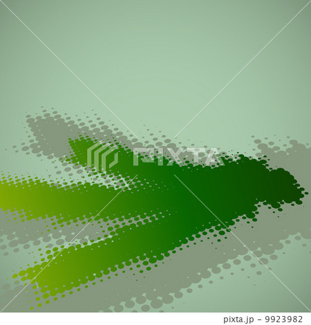 Abstract green halftone background 9923982